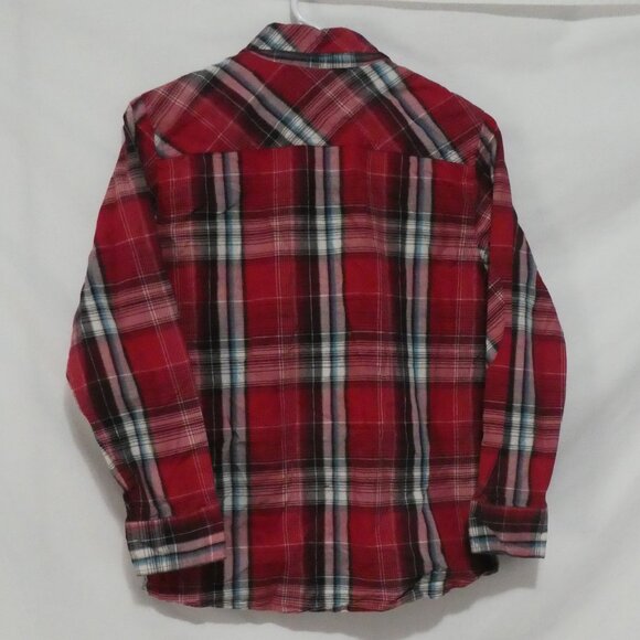 LEVI'S | medium 10-12 years | Casual Plaid Button-Up Shirt | 2 Pockets | NWOT - Picture 2 of 14